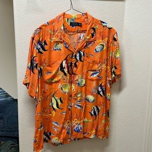 Polo 2XL men's button down short sleeve shirt. Like new.